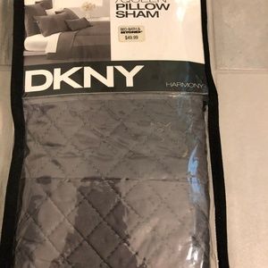 DKNY Harmony Platinum Quilted Standard Queen Sham